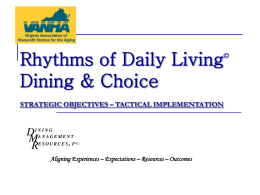 Rhythms of Daily Living