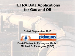 TETRA - SCADA and Telemetry Solutions