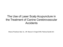 The Use of Laser Scalp Acupuncture in the Treatment of