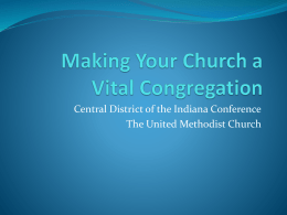 Making Your Church a Vital Congregation