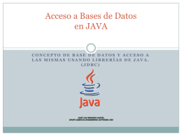 JDBC - Curso de Java y Java EE | Blog para colgar recursos
