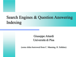 Indexing and Search - MediaLab