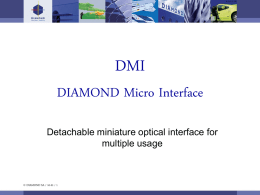 DMI DIAMOND Micro Interface