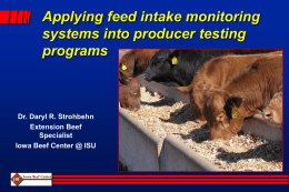 Using Ultrasound for Nutrition Genetics and Management
