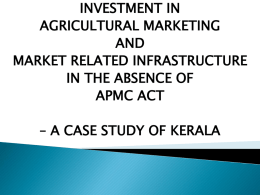 Kerala - COSAMB | National Council of State Agricultural