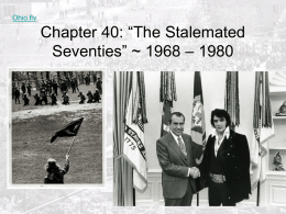 A.P. U.S. History Notes Chapter 42: “The Stalemated