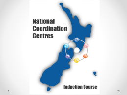 Interagency NCC training - Department of Internal Affairs