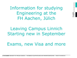 Information for studying Engineering