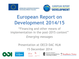 OECD DAC HLM presentation_Dirk Willem te Velde