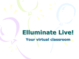 Elluminate Live! - Muhlenberg College