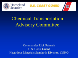 Hazardous Substance Response Plans