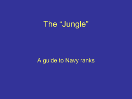 The “Jungle” - The Goat Locker (USN/USCG)