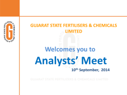 GSFC Analysts Meet 10-Sep-2014