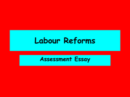 Labour Reforms