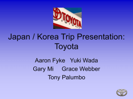Toyota – Company of Destiny