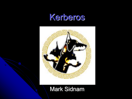Kerberos - University of Scranton