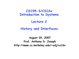 Lecture 1: Course Introduction and Overview