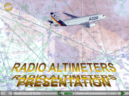 NAVIGATION - Radio Altimeters