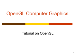 OpenGL Computer Graphics