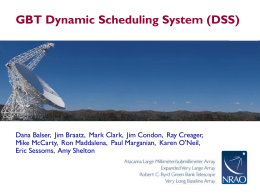 GBT Dynamic Scheduling System