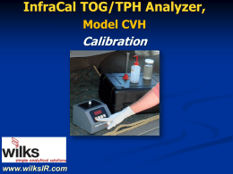 InfraCal TOG/TPH Analyzer - On