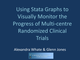 Using Stata Graphs to Visually Monitor the Progress of