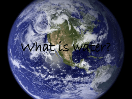 What is water? - MTU Global Watershed