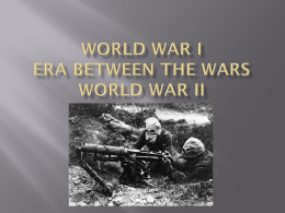 World WAR I