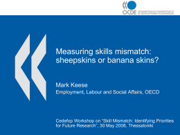 Mark Keese - Measuring skill mismatch