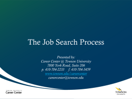 Job Search Workshop ( PPT )