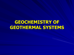 GEOTHERMOMETRY APPLICATIONS - Middle East Technical University