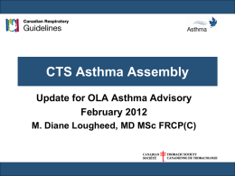 CTS Asthma Assemby