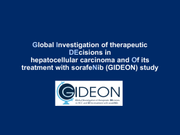 Global Investigation of therapeutic DEcisions
