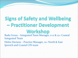 The Role of the 12+ Coastal Integrated Team in Supporting