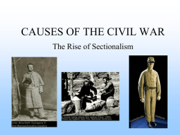 CAUSES OF THE CIVIL WAR!