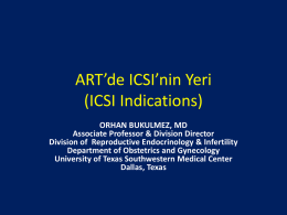 ART’de ICSI’nin Yeri