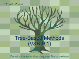Tree-Based Methods (V&R 9.1)