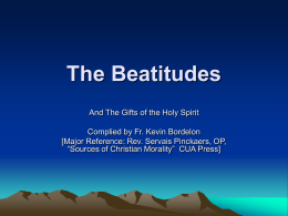 The Beatitudes - Family Life Community