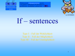 If - sentences