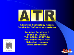Portfolio ATR GmbH