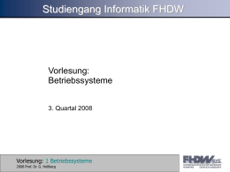 Studiengang Informatik FHDW