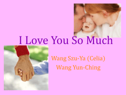 PowerPoint 簡報 - YunChing's Portfolio