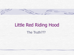 Little Red Riding Hood - Sydney Region School ICT Website