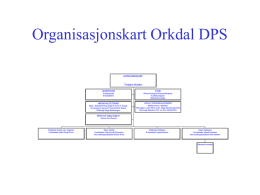 Organisasjonskart Orkdal DPS