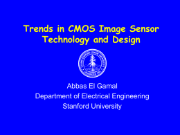Digital Pixel Image Sensors - Information Systems Laboratory