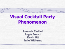 Visual Cocktail Party Phenomenon