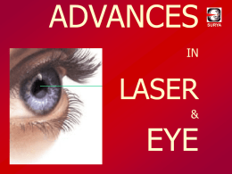 Lasers In Ophthalmology