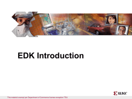 Xilinx Guidelines for Presentation Template