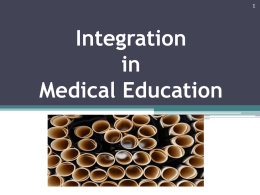 PROFESSIONALISM IN MEDICAL EDUCATION