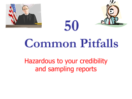50 Common Pitfalls